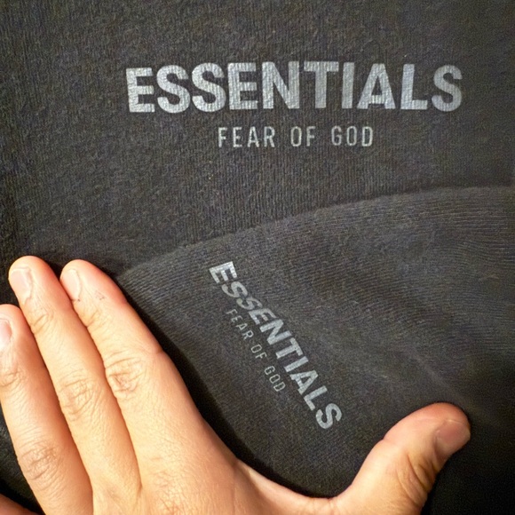 Essentials Fear of God Black Hoodie - Picture 7 of 12